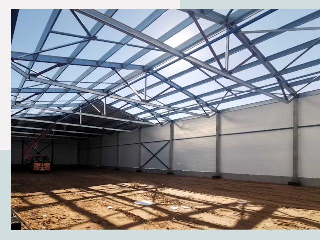 Строительство сенохранилищ в Дагестанских Огнях