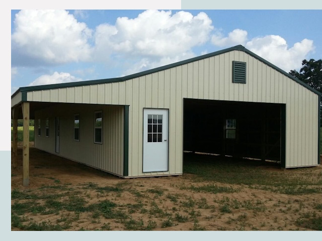 Строительство конюшен в Дагестанских Огнях