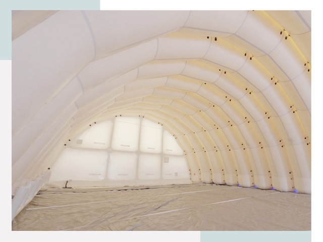 Пневмокаркасные ангары в Дагестанских Огнях