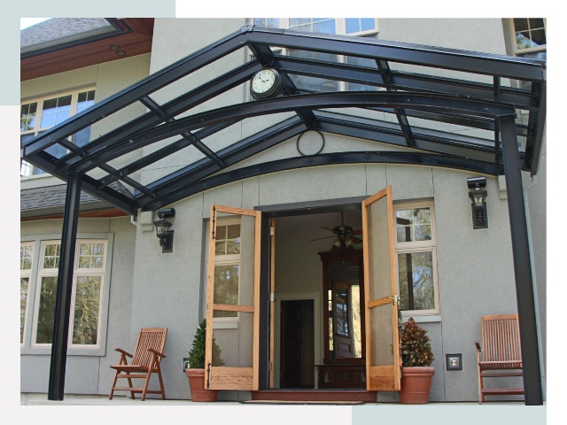 Козырьки металлические в Дагестанских Огнях