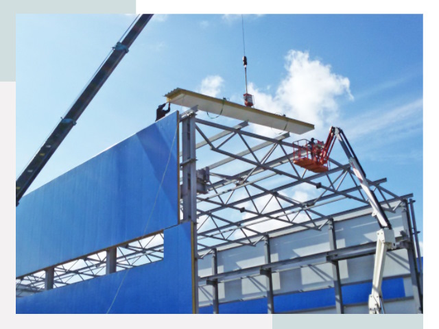 Монтаж сэндвич-панелей в Дагестанских Огнях