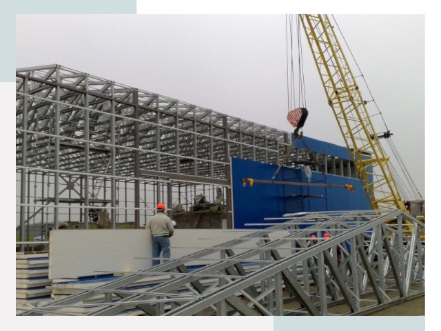 Монтаж ангаров в Дагестанских Огнях