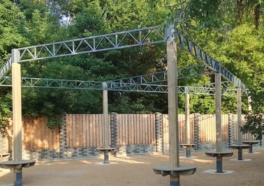 Терраса из металлоконструкций под ключ, проектирование, изготовление и монтаж от СтальСтрой-Дгс